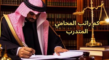 كم راتب المحامي المتدرب في السعودية 1444